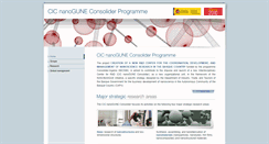 Desktop Screenshot of consolider.nanogune.eu